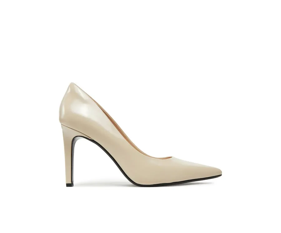 obrazek 1 Calvin Klein Szpilki Heel Pump 90 - Brush L HW0HW02263 Beżowy