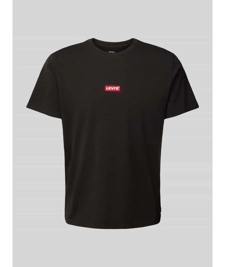 obrazek 1 T-shirt o kroju relaxed fit z naszywką z logo