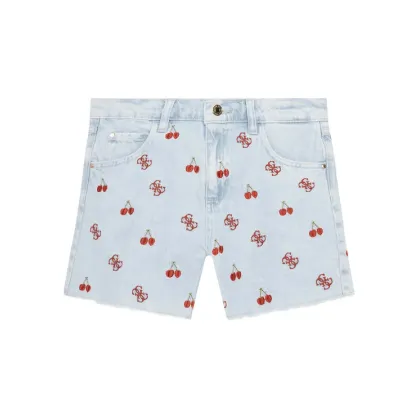 Zdjęcie Guess Szorty jeansowe J5GD10 D45E0 Kolorowy Regular Fit