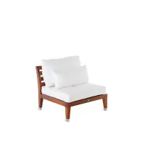 Zdjęcie Oryginalny moduł środkowy sofy C’est la vie z mahoniu do ogrodu lub na taras