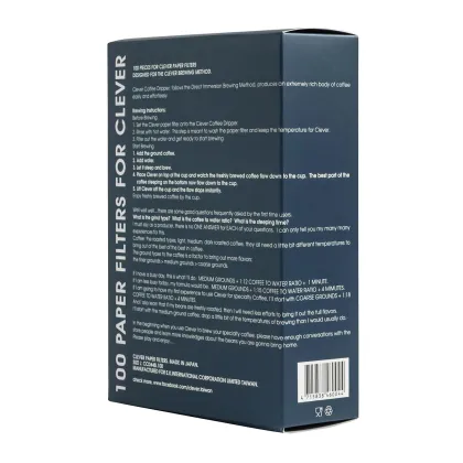 Zdjęcie Clever Dripper L filtry papierowe 100szt. - w kartoniku CLEVER