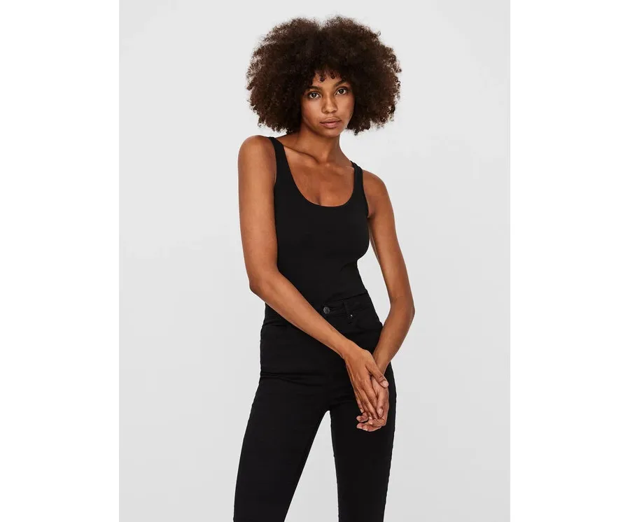 obrazek 1 Vero Moda Top Maxi My Soft 10185110 Czarny Regular Fit