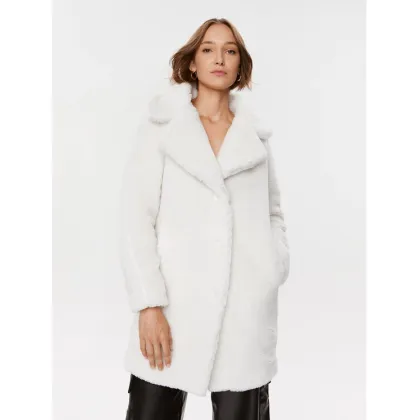 Zdjęcie Guess Futro W3BL67 WF8R2 Écru Regular Fit