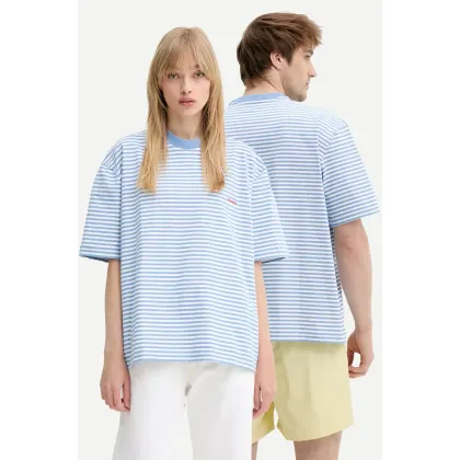 Zdjęcie Sunnei t-shirt bawełniany kolor niebieski wzorzysty RTWXJER001
