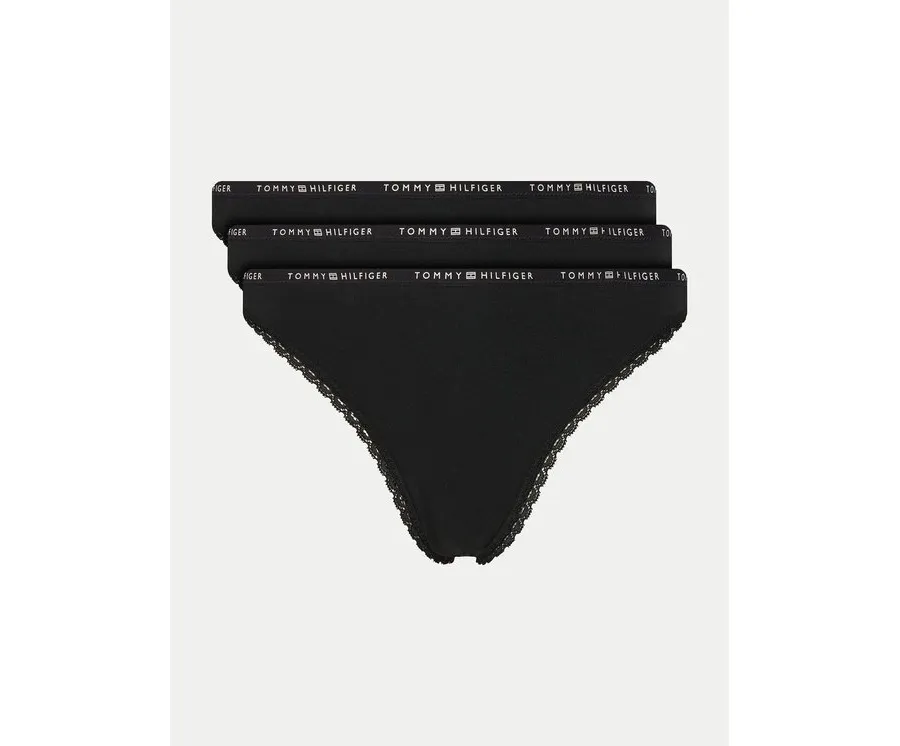obrazek 1 Tommy Hilfiger Komplet 3 par stringów UW0UW05954 Czarny