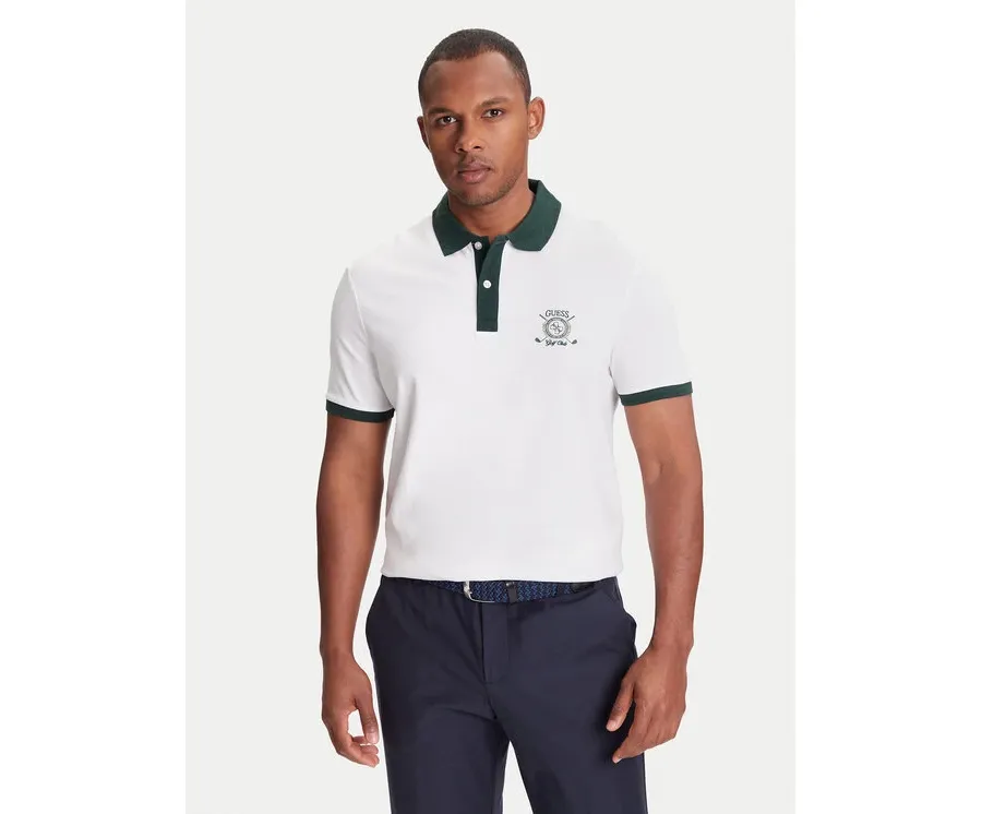 obrazek 1 Guess Polo M5YP03 KCJV1 Biały Regular Fit