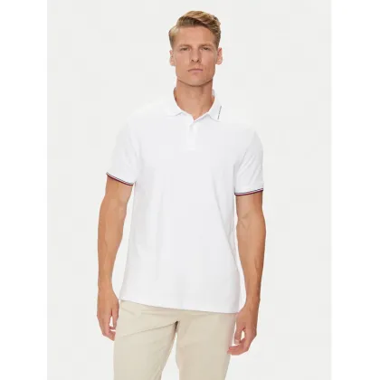 Zdjęcie Tommy Hilfiger Polo Flag MW0MW35605 Biały Regular Fit