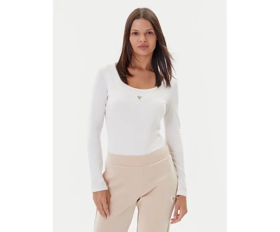 obrazek 1 Guess Body V4YP07 J1314 Écru Slim Fit