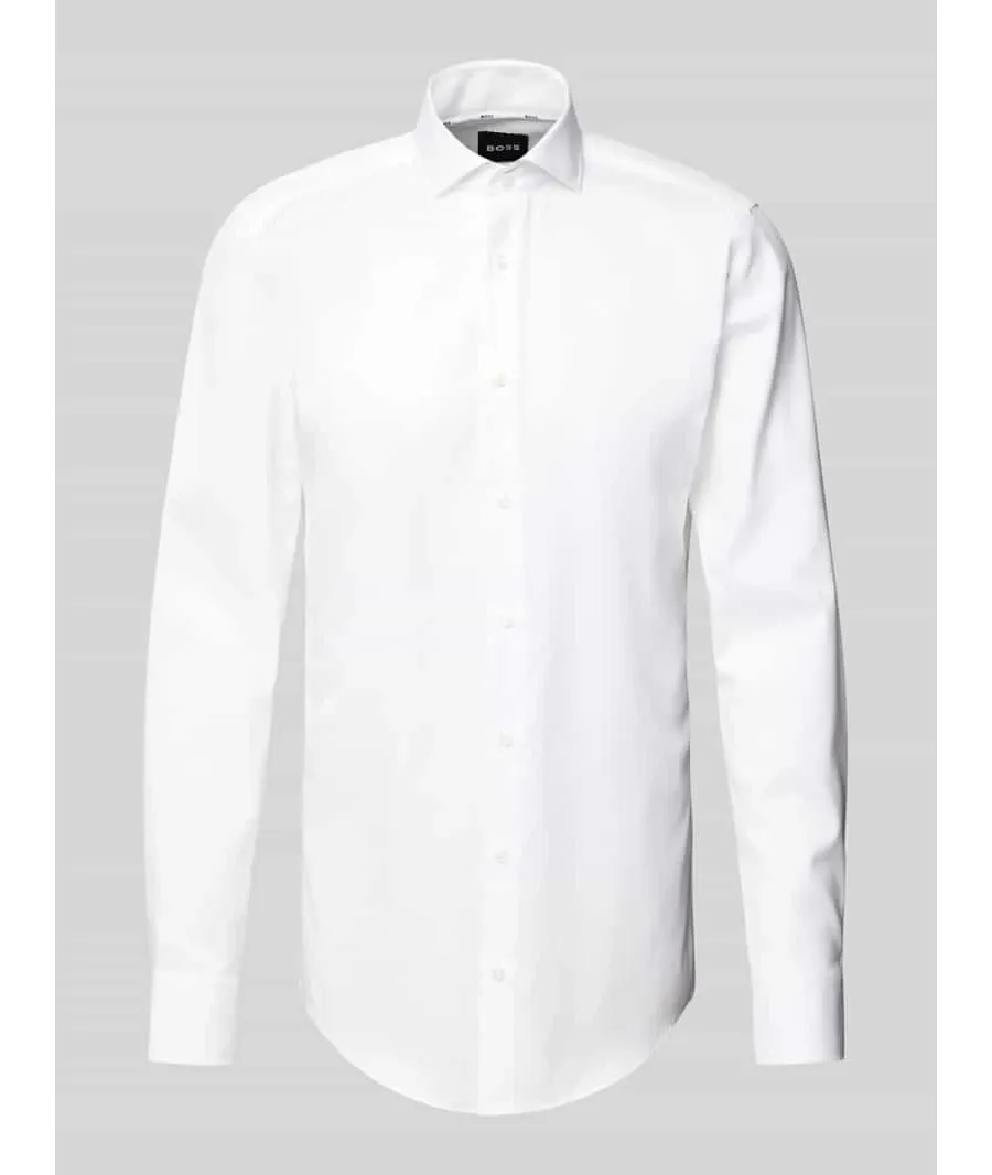 obrazek 1 Koszula biznesowa o kroju slim fit z diagonalu