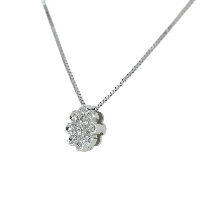 obrazek 3 Stylowy naszyjnik z zawieszką kwiatową z kolekcji Diamonds Grace