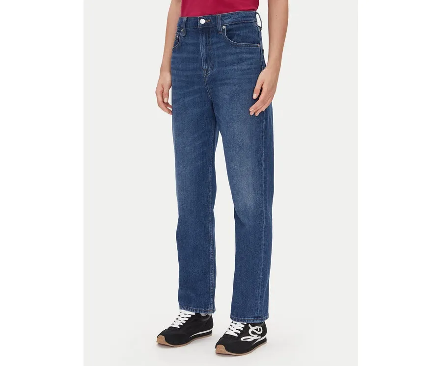 obrazek 1 Tommy Jeans Jeansy Layla Hr Slim Str Bi0152 Co DW0DW20054 Granatowy Regular Fit