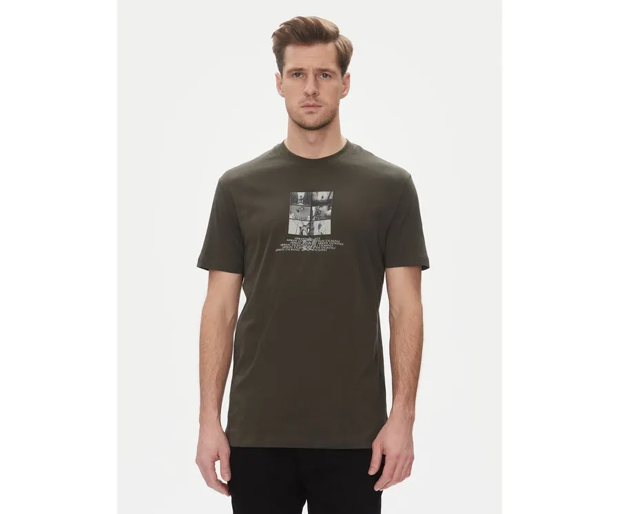 obrazek 1 Armani Exchange T-Shirt XM000565 AF10356 U8120 Czarny Regular Fit