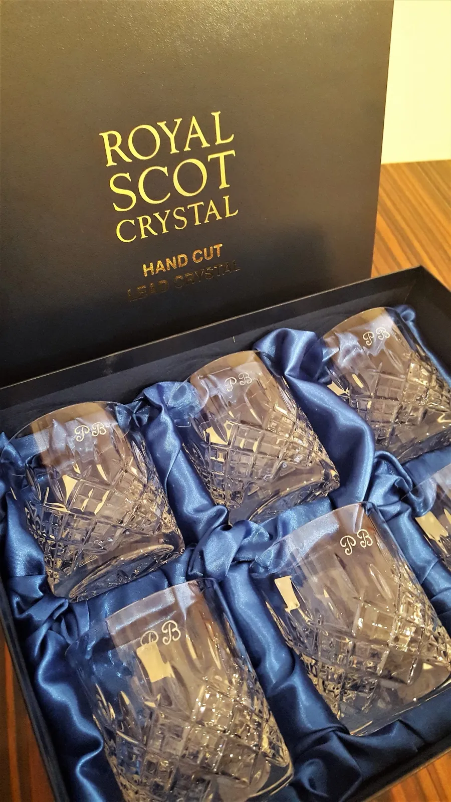 picture 3 Royal Scot Crystal Whisky Tumblers London 6 p.