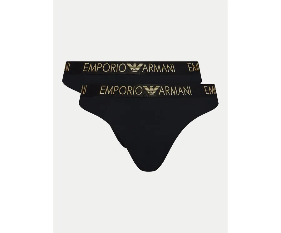 obrazek 1 Emporio Armani Underwear Komplet 2 par stringów 163333 4F235 00020 Czarny