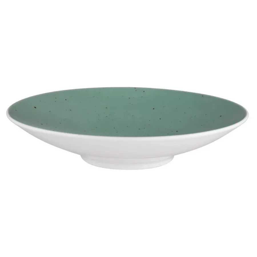 obrazek 1 Duża okrągła porcelanowa miska 28 cm w pięknym turkusowym kolorze - Seltmann Weiden