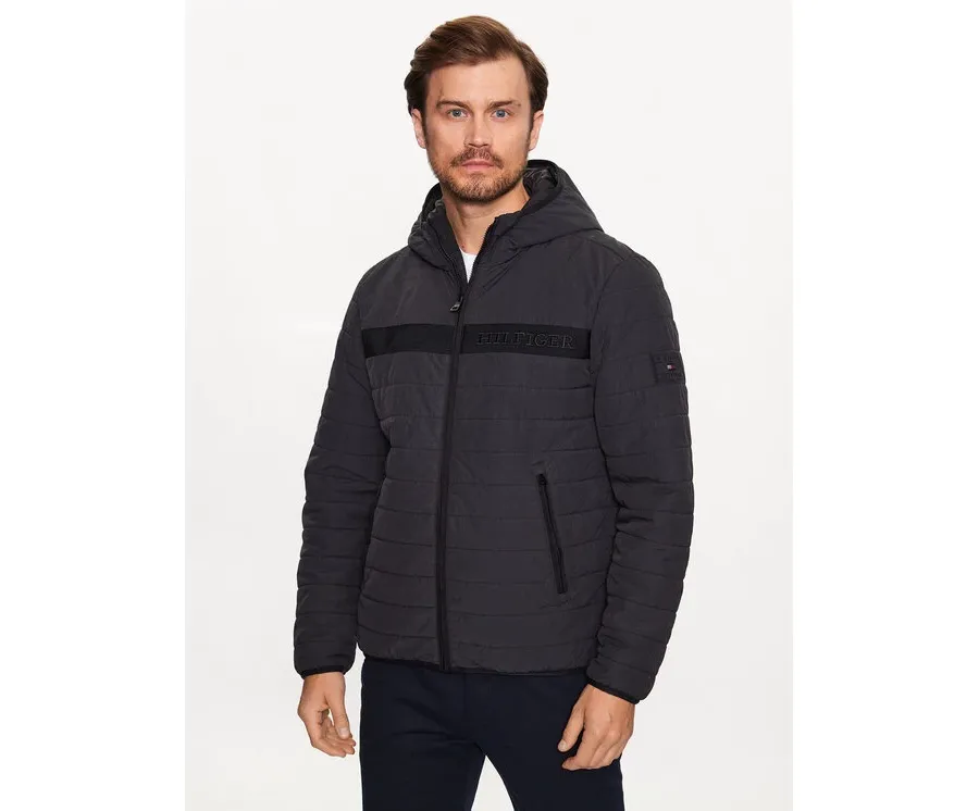 obrazek 1 Tommy Hilfiger Kurtka przejściowa MW0MW31639 Czarny Regular Fit