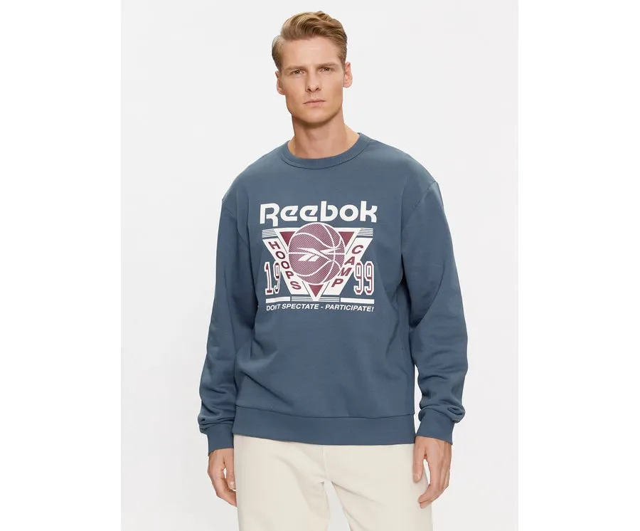 obrazek 1 Reebok Bluza Basketball IL2005 Niebieski Regular Fit