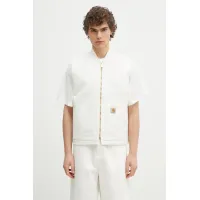 Zdjęcie Carhartt WIP bezrękawnik Classic Vest męski kolor beżowy przejściowy I026457.D602