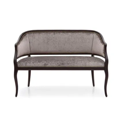 Zdjęcie Elegancka sofa 2-osobowa z drewna bukowego - Sevensedie