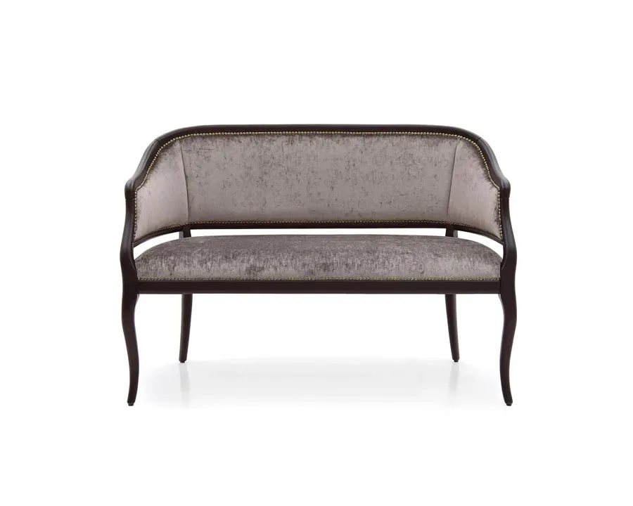 obrazek 1 Elegancka sofa 2-osobowa z drewna bukowego - Sevensedie