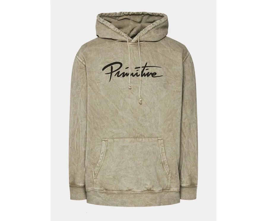 obrazek 1 Primitive Bluza Nuevo Acid Washed PAPFA2314 Brązowy Regular Fit