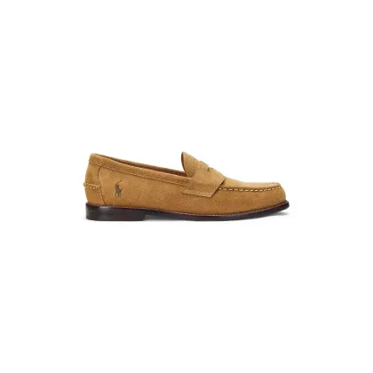 Zdjęcie Polo Ralph Lauren mokasyny zamszowe Alston Penny męskie kolor beżowy 803961416002