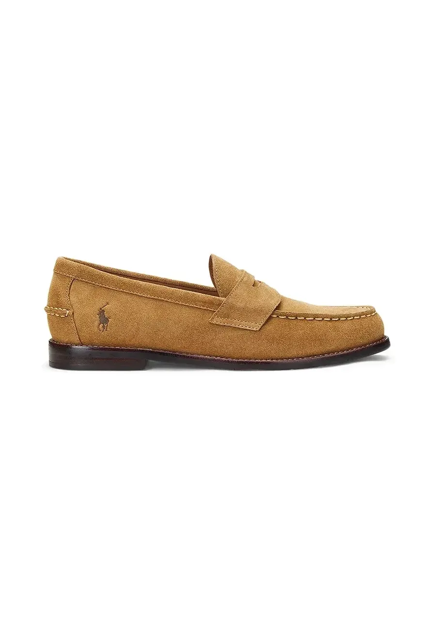 obrazek 1 Polo Ralph Lauren mokasyny zamszowe Alston Penny męskie kolor beżowy 803961416002