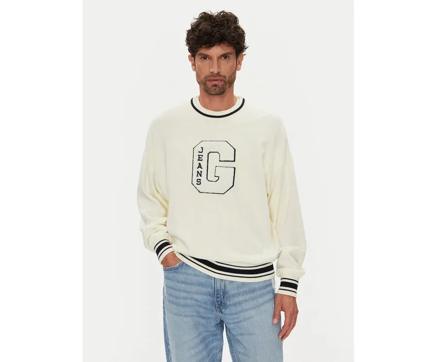 obrazek 1 Guess Jeans Sweter M5YR21 Z3HM1 Écru Regular Fit