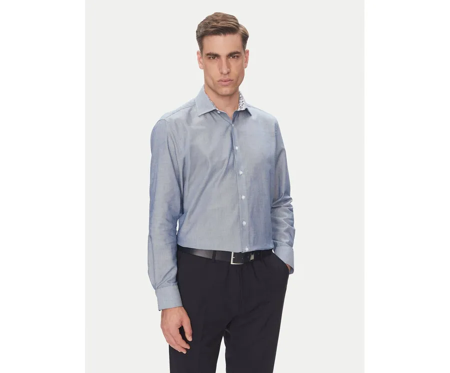 obrazek 1 Pierre Cardin Koszula C6 11004.0403 Niebieski Slim Fit
