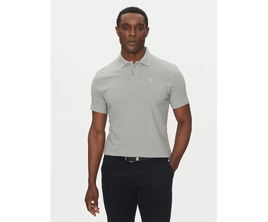 obrazek 1 Barbour Polo Original Sports MML0358GY52 Szary Tailored Fit