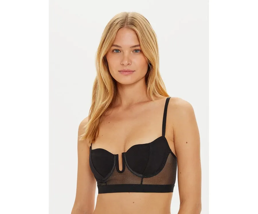 obrazek 1 Undress Code Biustonosz z fiszbiną Enchanting 729 Czarny