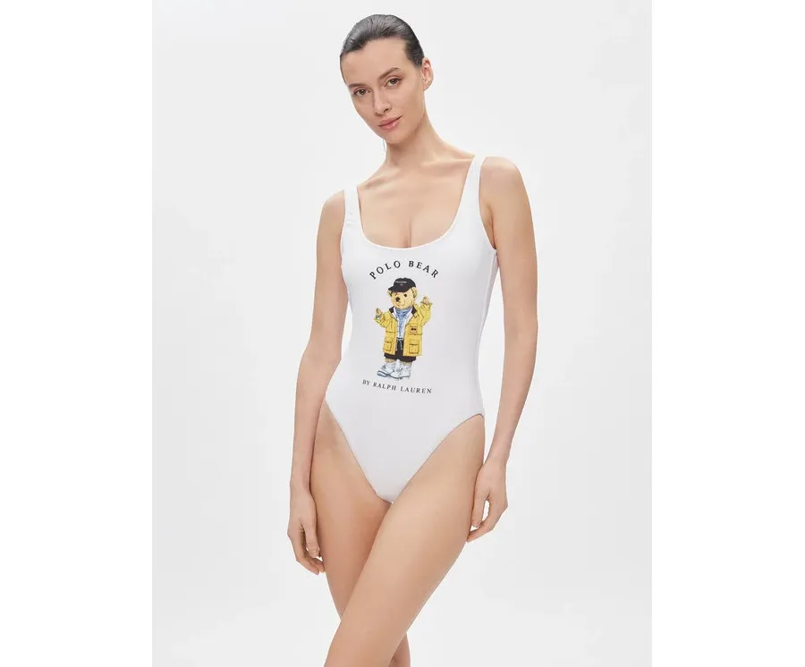 obrazek 1 Polo Ralph Lauren Strój kąpielowy 21490410 Biały