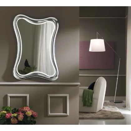 Picture Curved luxury wall mirror for a unique interior – La Vetreria