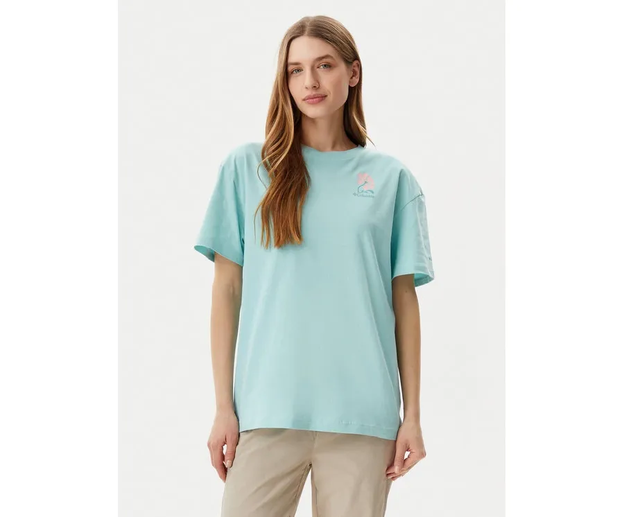 obrazek 1 Columbia T-Shirt Rolling Bend™ Graphic 2120031 Niebieski Oversize