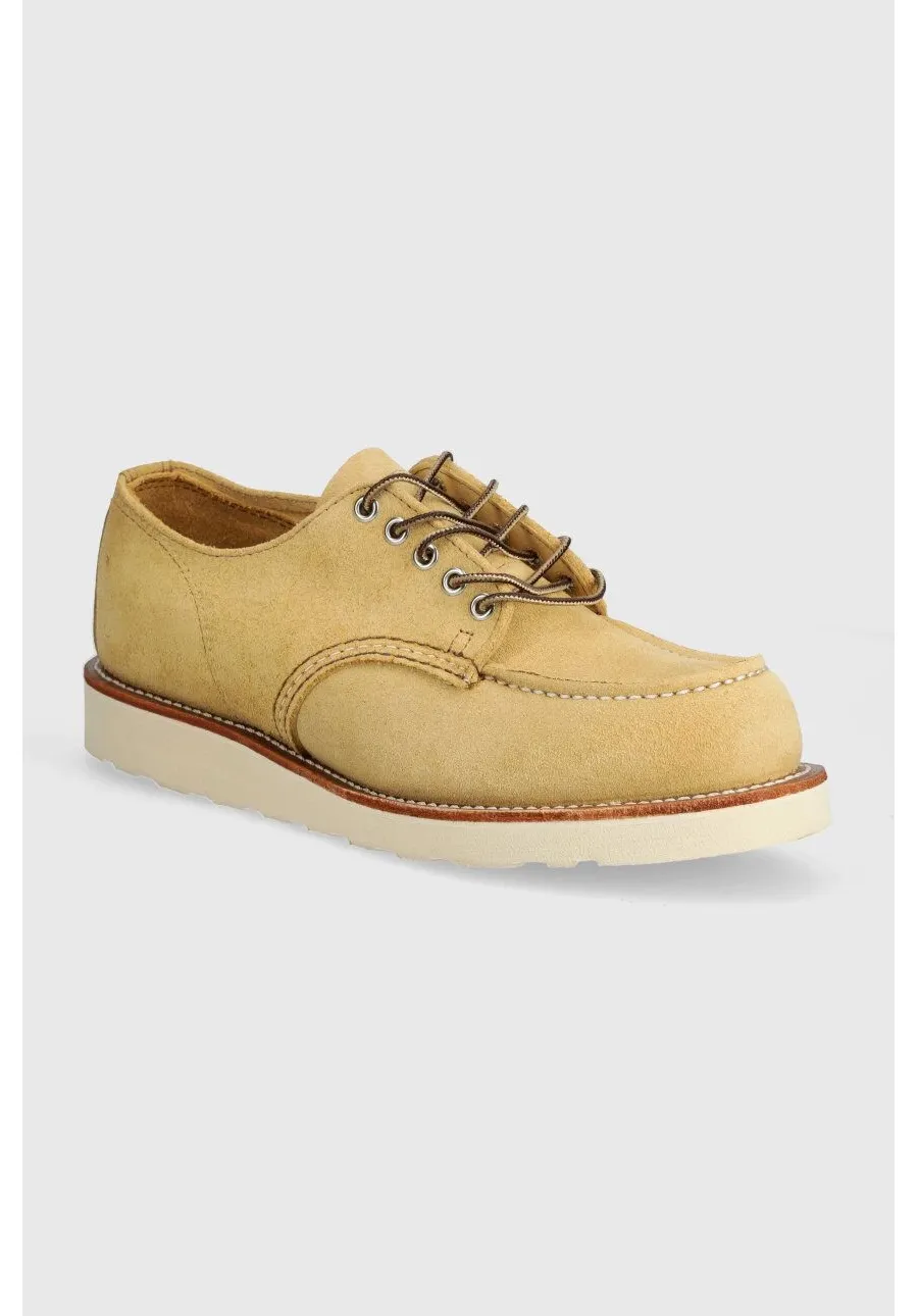 obrazek 1 Red Wing półbuty zamszowe Shop Moc Oxford męskie kolor beżowy 8079
