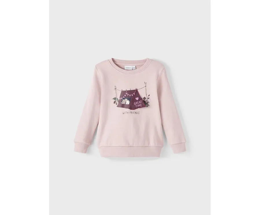 obrazek 1 NAME IT Bluza 13207313 Różowy Regular Fit