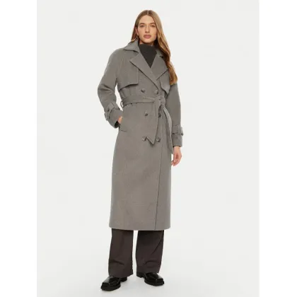 Zdjęcie ACCESS FASHION Płaszcz przejściowy 44-9001-119 Szary Relaxed Fit