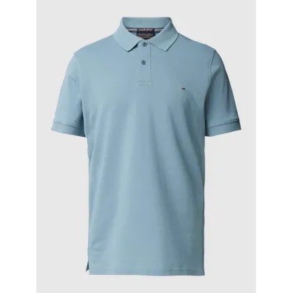 Zdjęcie Koszulka polo o kroju slim fit w jednolitym kolorze