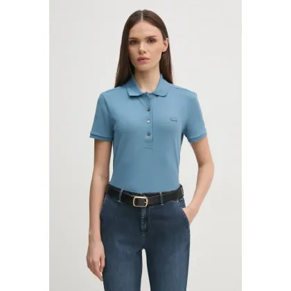 Zdjęcie Lacoste polo damski kolor niebieski PF5462