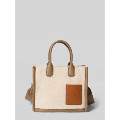 Zdjęcie Torba tote z naszywką z logo model ‘pezza peluche aurelia’