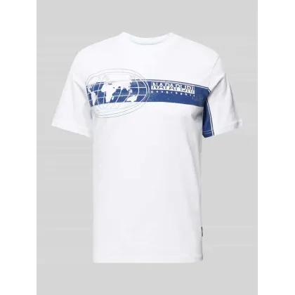 Zdjęcie T-shirt z nadrukiem z logo i motywem model ‘MANTA’
