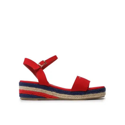 Zdjęcie Tommy Hilfiger Espadryle Rope Wedge T3A7-32778-0048300 S Czerwony
