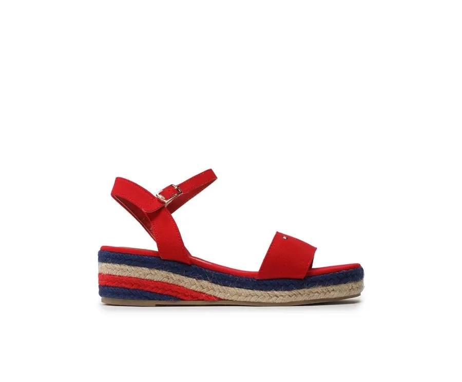 obrazek 1 Tommy Hilfiger Espadryle Rope Wedge T3A7-32778-0048300 S Czerwony