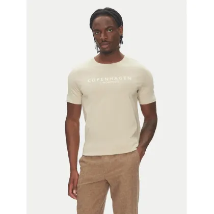 Zdjęcie Lindbergh T-Shirt 30-400200 Beżowy Relaxed Fit
