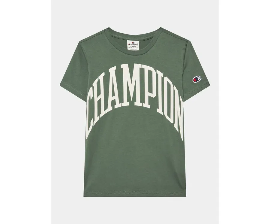 obrazek 1 Champion T-Shirt 306362 Zielony Regular Fit