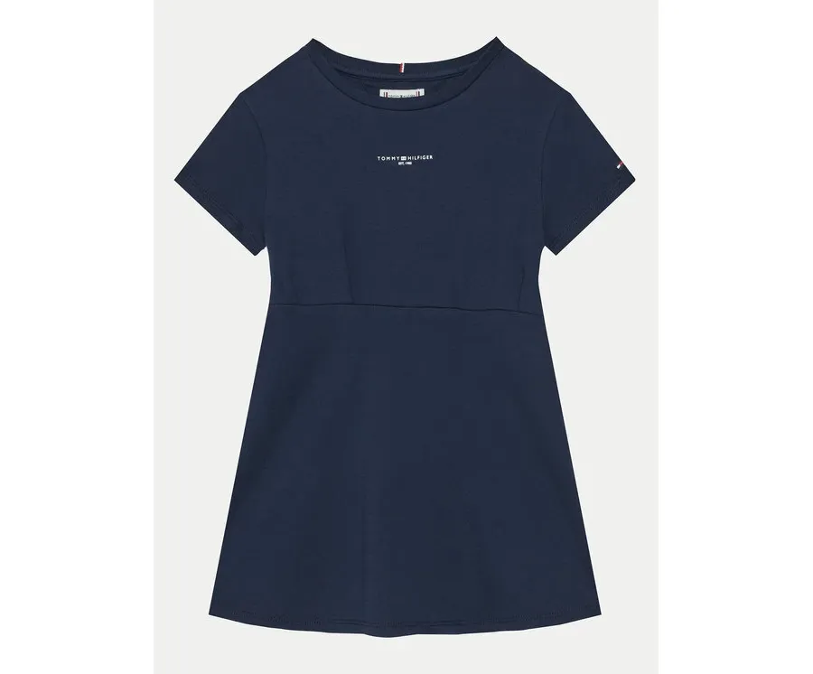 obrazek 1 Tommy Hilfiger Sukienka codzienna KG0KG08350 S Granatowy Regular Fit