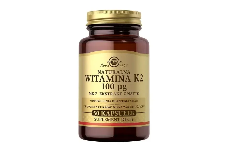 obrazek 1 Solgar Naturalna witamina K2 kapsułki