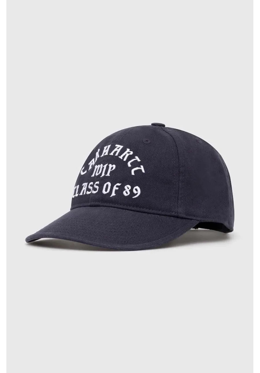 obrazek 1 Carhartt WIP czapka z daszkiem bawełniana Class of 89 Cap kolor granatowy z aplikacją I033215.00BXX