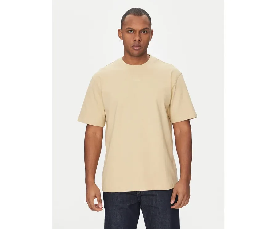 obrazek 1 HUGO T-Shirt Dapolino 50488330 Beżowy Relaxed Fit