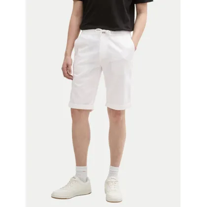 Zdjęcie Tom Tailor Szorty materiałowe 1044715 Biały Regular Fit